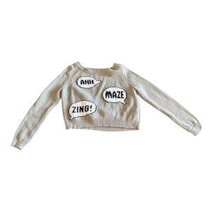 Reebok Black and Gray Crew Neck Sweater